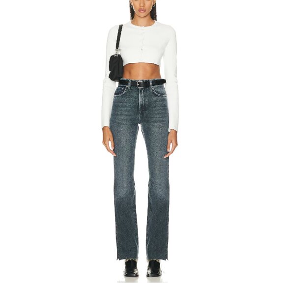 Harlow High Rise Boot W/ Slit Hem - Picture 1 of 4